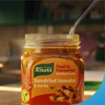 Knorr cooking paste with messaging on AI making Unilever Foods unmissable online and in-store.