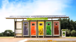 A recycling bank