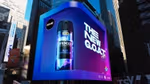 A billboard in Times Square, New York City, advertising Axe Blue Lavender anti perspirant