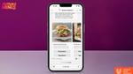 An image of a smartphone showing a page from the Recipe Intelligence AI-powered app.