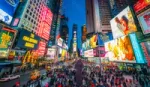 Time Square at night