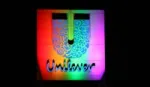 Unilever logo lit up in the Pride colours at Hindustan Unilever offices